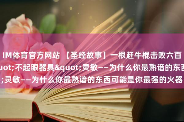 IM体育官方网站 【圣经故事】一根赶牛棍击败六百东说念主：珊迦的"不起眼器具"灵敏——为什么你最熟谙的东西可能是你最强的火器